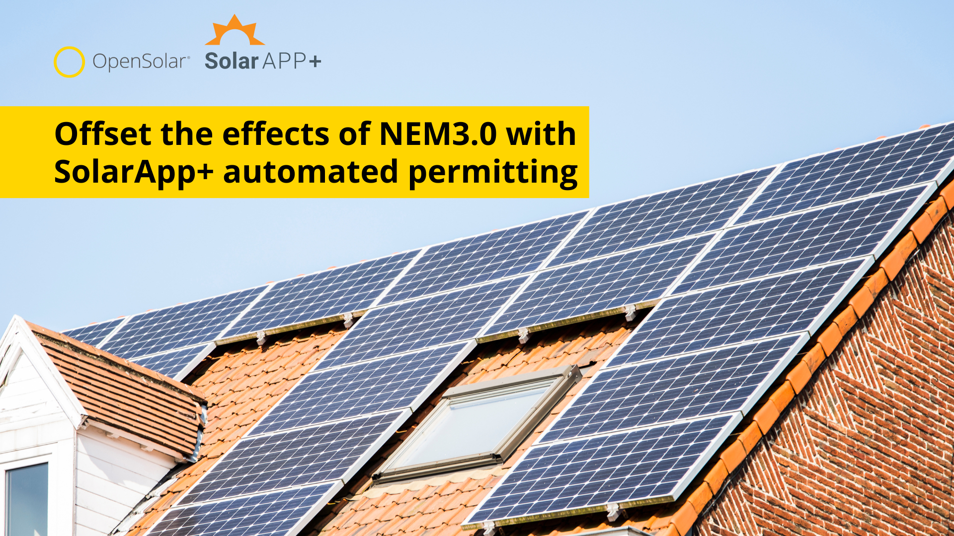 Offset the effects of NEM3.0 with SolarApp+ automated permitting